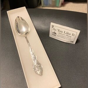 Antique Sterling Silver Serving Spoon